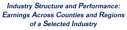 Delaware - Earnings Across Counties and Regions of a Selected Industry